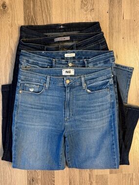 Bundle of Jeans- Good American/ Paige/ Joes/ 7 For All